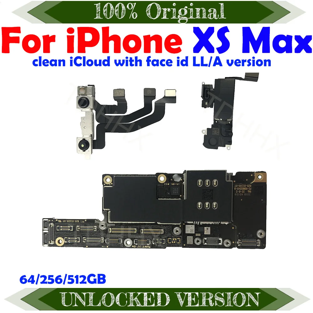 Бесплатная доставка Материнская плата чистая iCloud для iPhone XS Max Полная работа