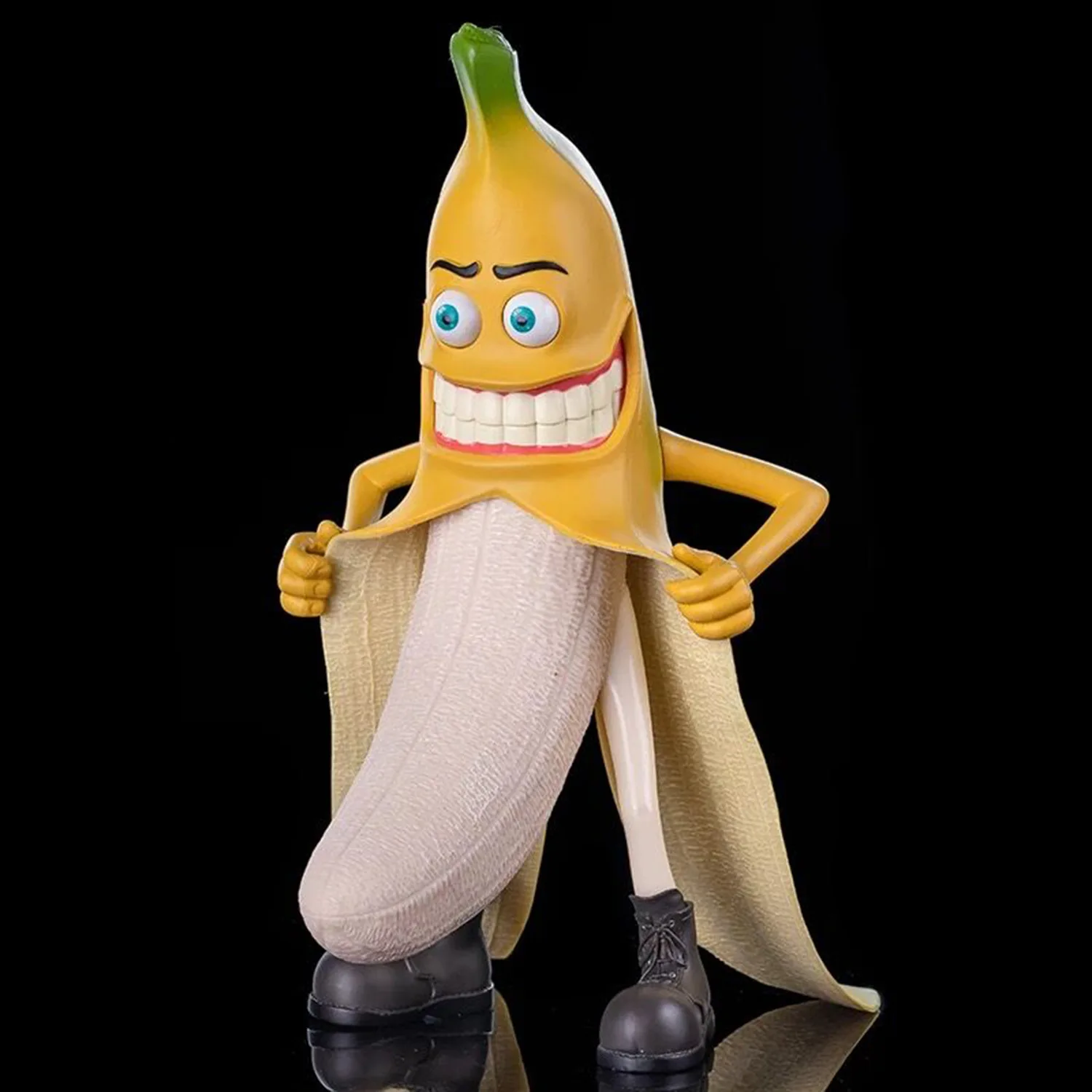 

2022 New Home Decoration Product Decorations Evil Banana Decoration Wretched Spoof Toys Mr. Banana Resin Crafts