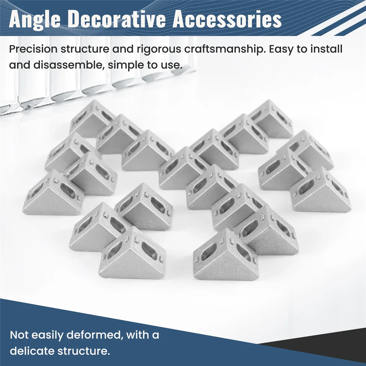 20 шт. 2020 угловой фитинг алюминиевый коннектор 20X20 л крепежный кронштейн подходит