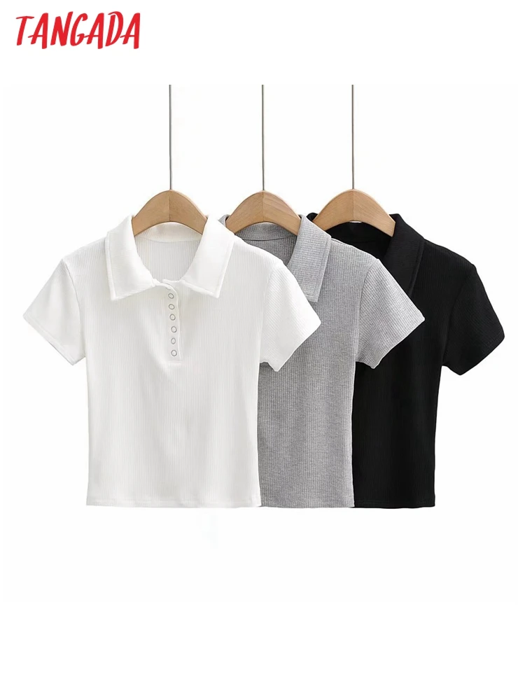 

Футболка женская летняя из хлопка, с коротким рукавом, 7H76