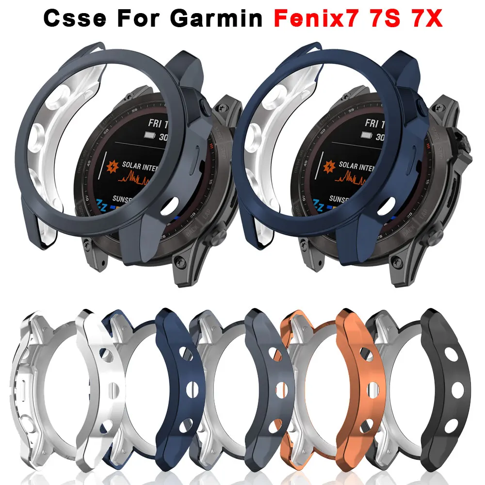 

Защитный чехол из ТПУ для Garmin Fenix 7X, чехол для умных часов, мягкий силиконовый чехол-бампер для Fenix 7 Fenix 7S, защитный чехол для телефона