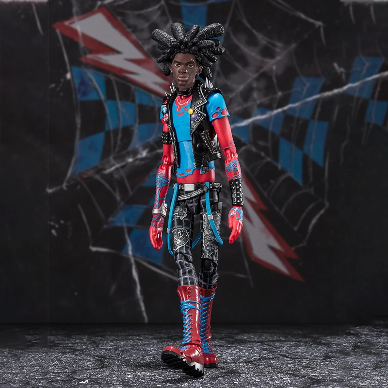 Горячая Распродажа фильма Marvel Burst Shf Человек-паук Crossbar космический панк Hobie может