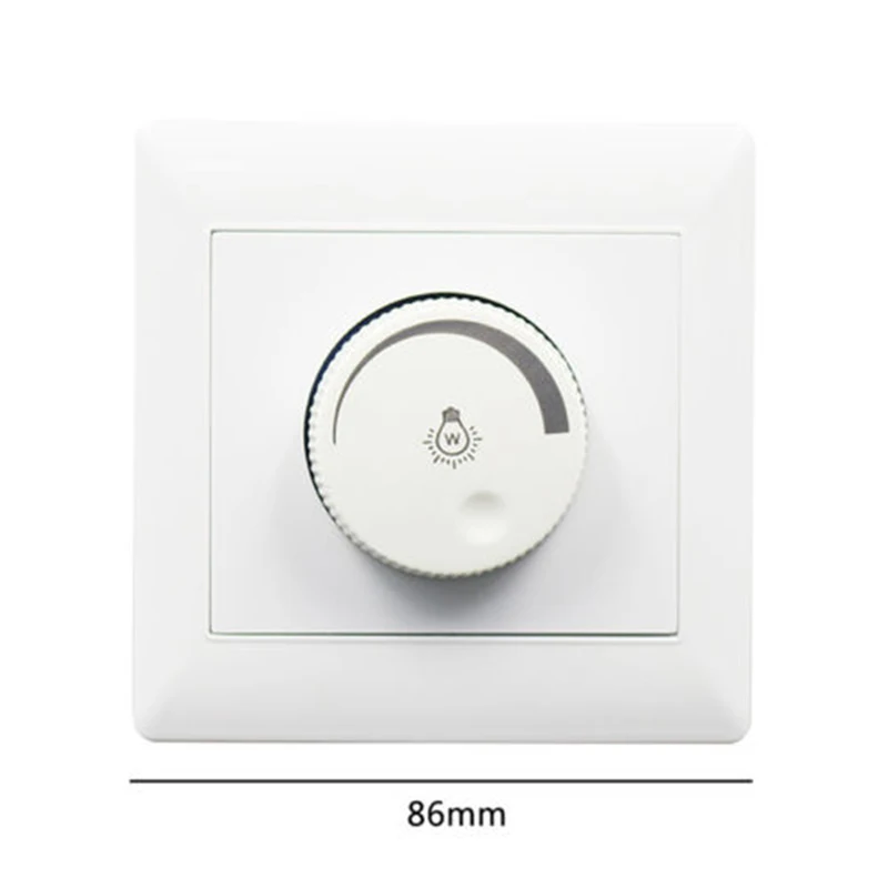 

Lighting Accessories Adjustable 250V 10A Controller LED Dimmer Switch For Dimmable Bulb Lamp