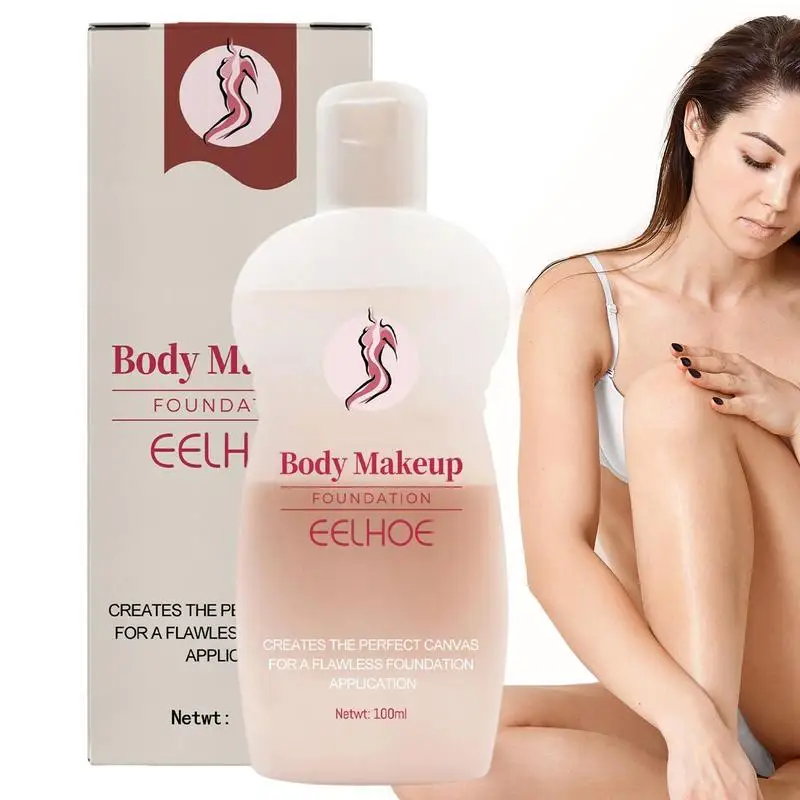 

100 мл черная основа для макияжа, жидкий консилер, лосьон для тела, водостойкий макияж для ног и тела, для шрамов, ушибов, растяжек, татуировок