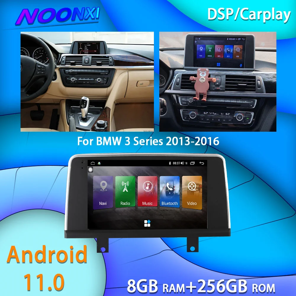 

For BMW 3 Series 2013-2016 Tesla Screen 5G Car Radio Phone Stereo Bluetooth Multimedia Player GPS DVD Carplay Android 11.0 2 DIN