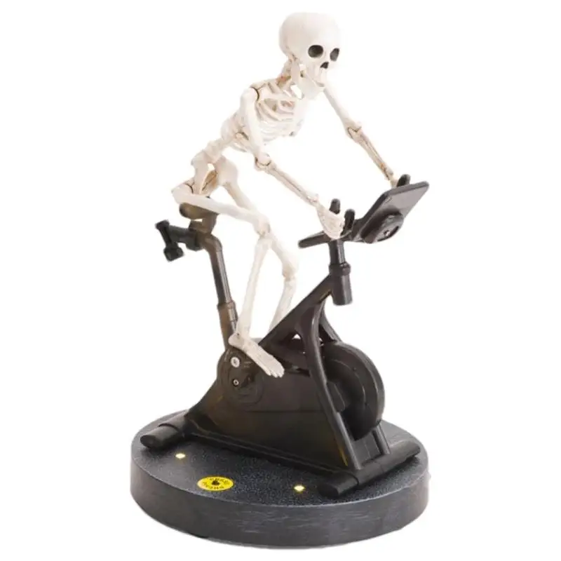 Скелет для езды на велосипеде украшение автомобиля статическая смола Забавный