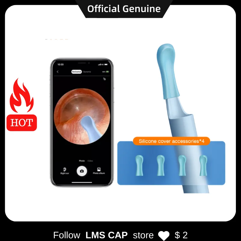 

Otoscope 4,0 ммперезаряжаемый HD WIFI визуальный мини-эндоскоп для ушей, камера для ушей, инструменты для очистки ушей для Android iOS Iphone