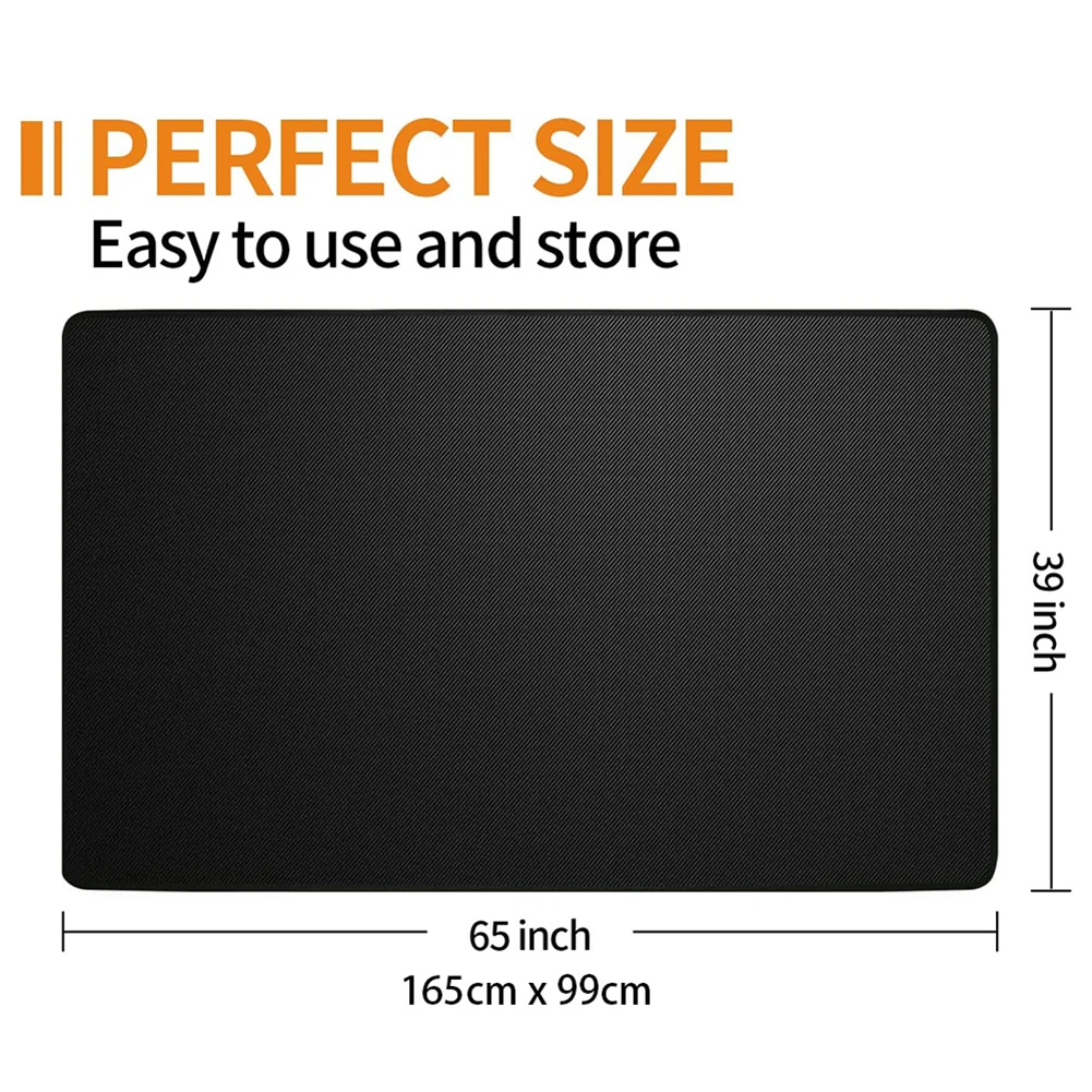 Коврики для барбекю защитные коврики патио внутреннего камина термина 165 см * 99