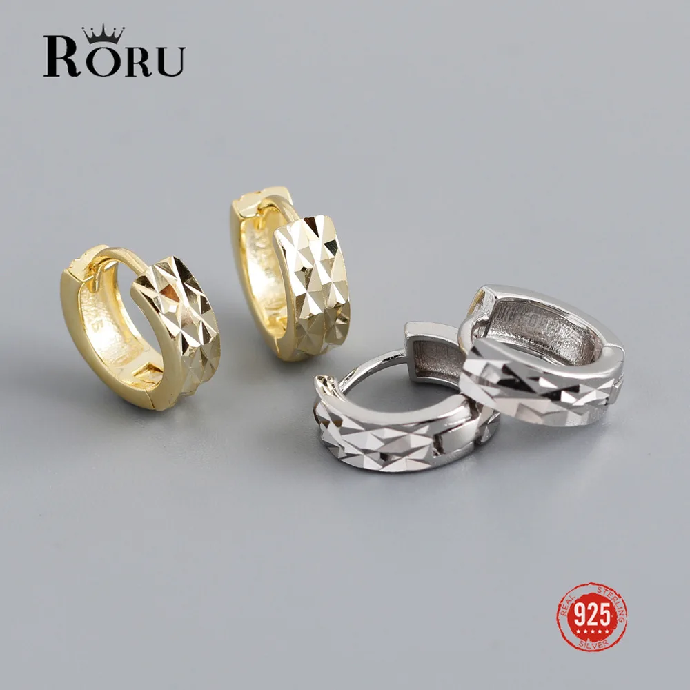 

Женские серьги RORU из серебра 925 пробы, с ромбовидной поверхностью