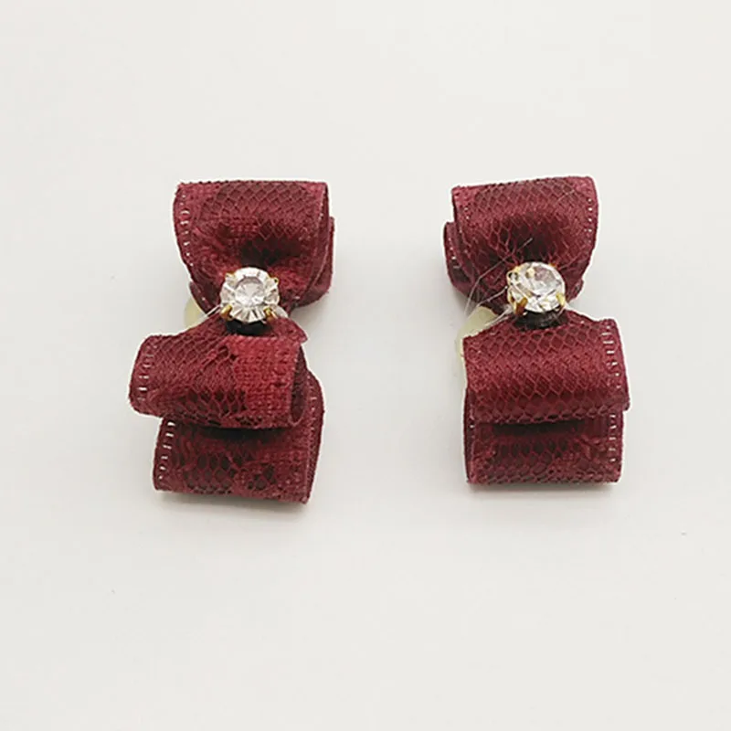 Банты для собак 5 шт. банты шерсти щенков йоркширка аксессуары небольших товары