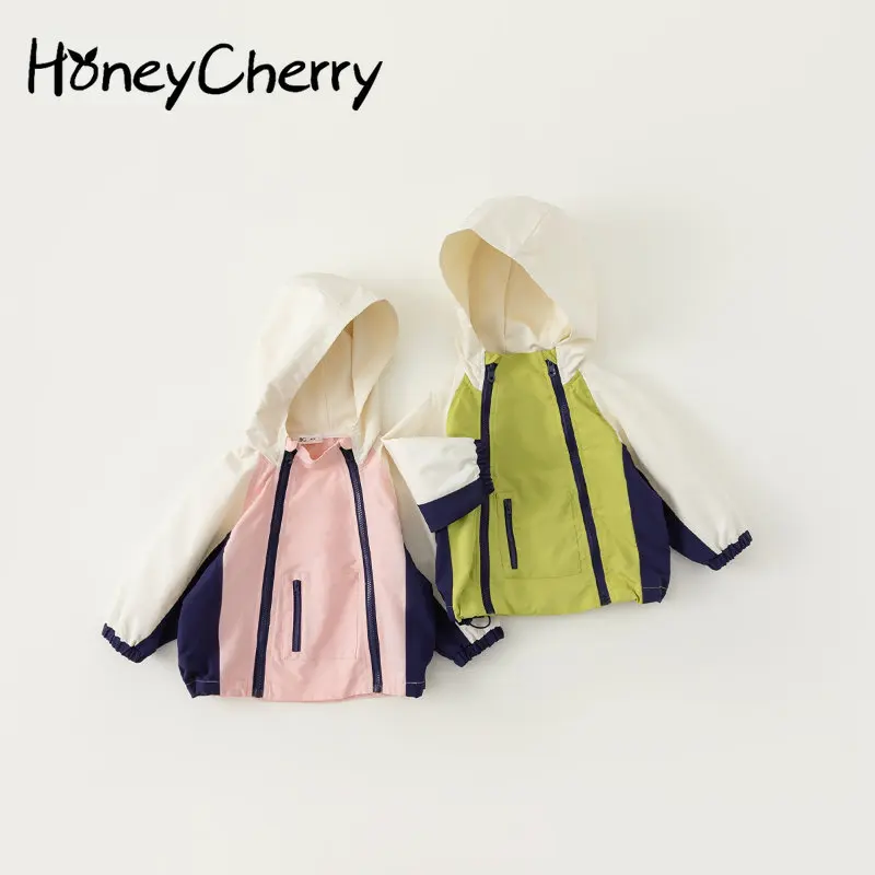 

HoneyCherry/Весенняя повседневная одежда для мальчиков и девочек; Одежда для горных прогулок; Детская куртка