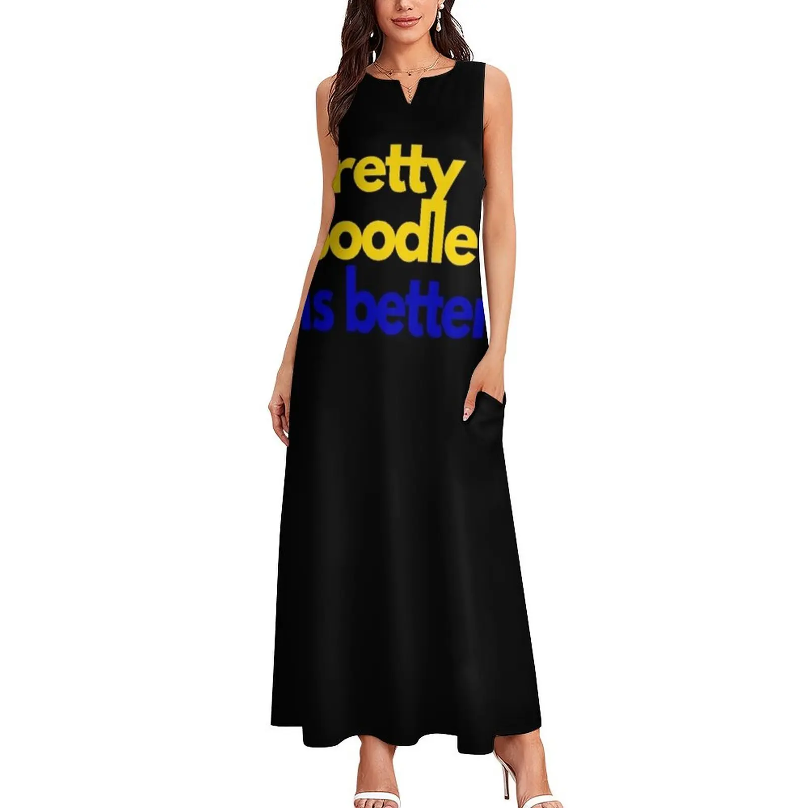 Женское платье Pretty Poodle Is Better из полиэстера