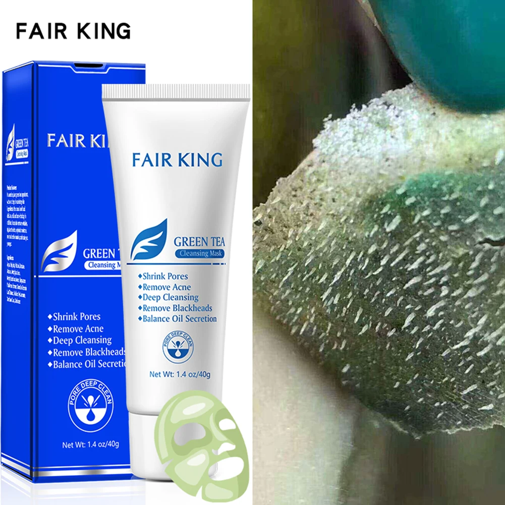 

Крем для лица с зеленым чаем для удаления черных точек на носу