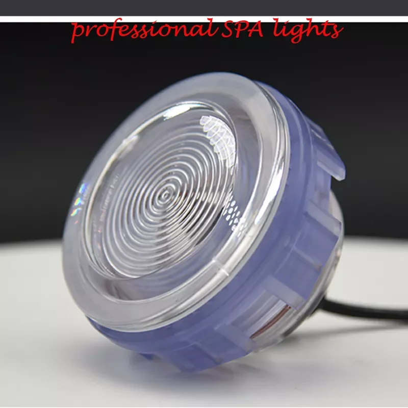 

NEW2023 LED Water Jet Light for Massage Tub Waterproof DC 12V 3W Submersible RGB SPA Light IP68