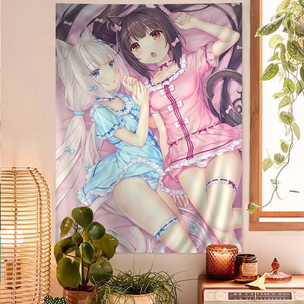 

Аниме Nekopara гобелен 100% полиэстер
