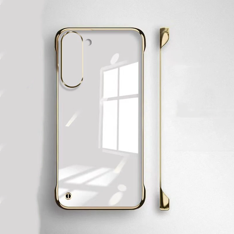 

For Samsung Galaxy S23 Plus Ultra Phone Case for SamsungS23 S23Plus S23Ultra Electroplated Transparent Protective Sleeve Shell