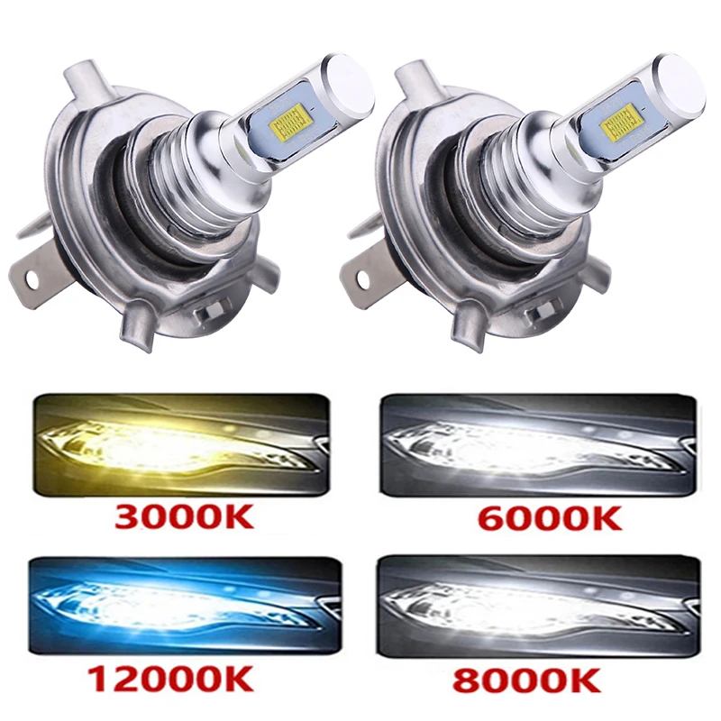 

2PCS H11 LED Headlight Bulbs H1 H3 H4 H7 H8 H9 H16 880/881/H27 9005/HB3 9006/HB4 PSX24W Fog Lamp Car Headlamp 12V 20W 8000LM