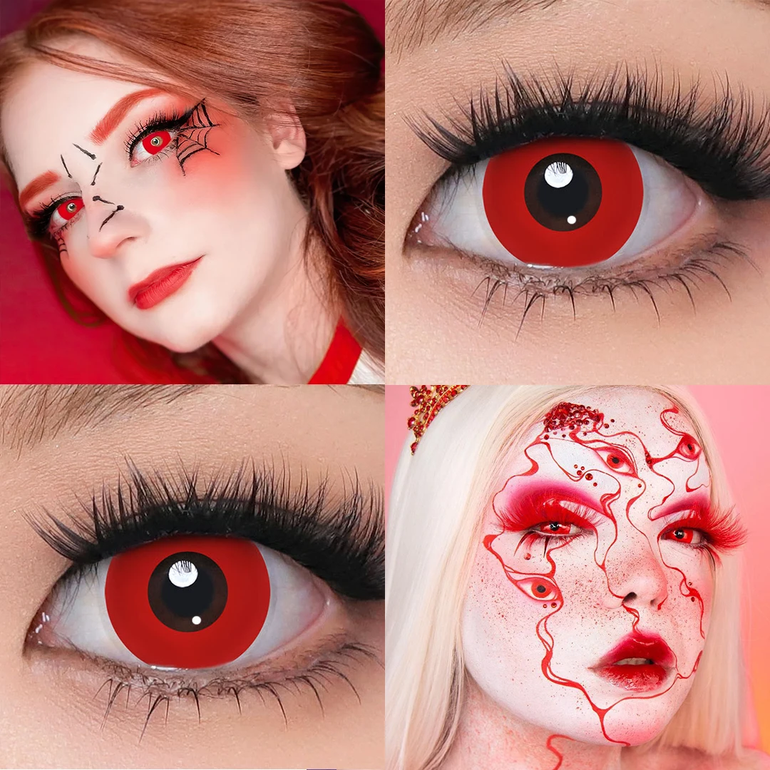 Цветные контактные линзы Magister очки для зрения глаз косплей макияж красота