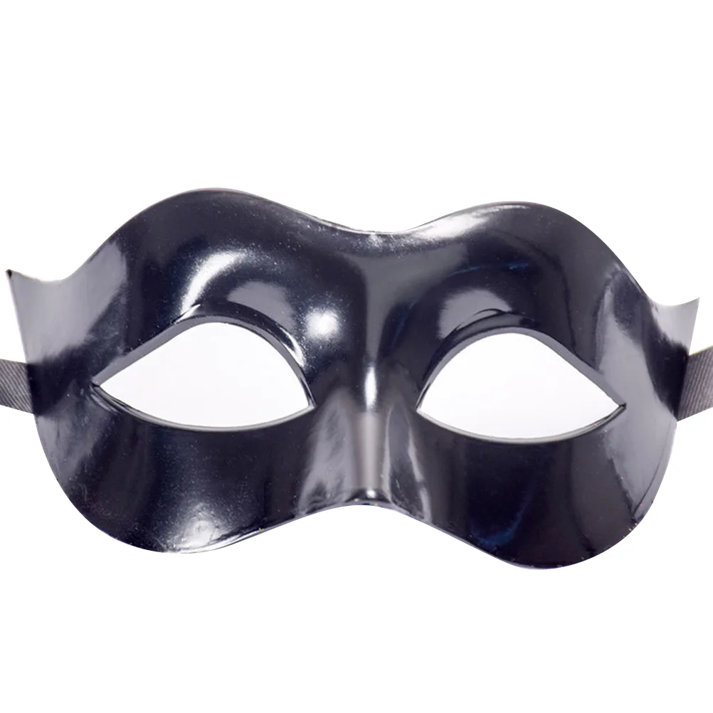 

Men Masquerade Costume Half Face Eye Mask Sexy Party Mask (Black)