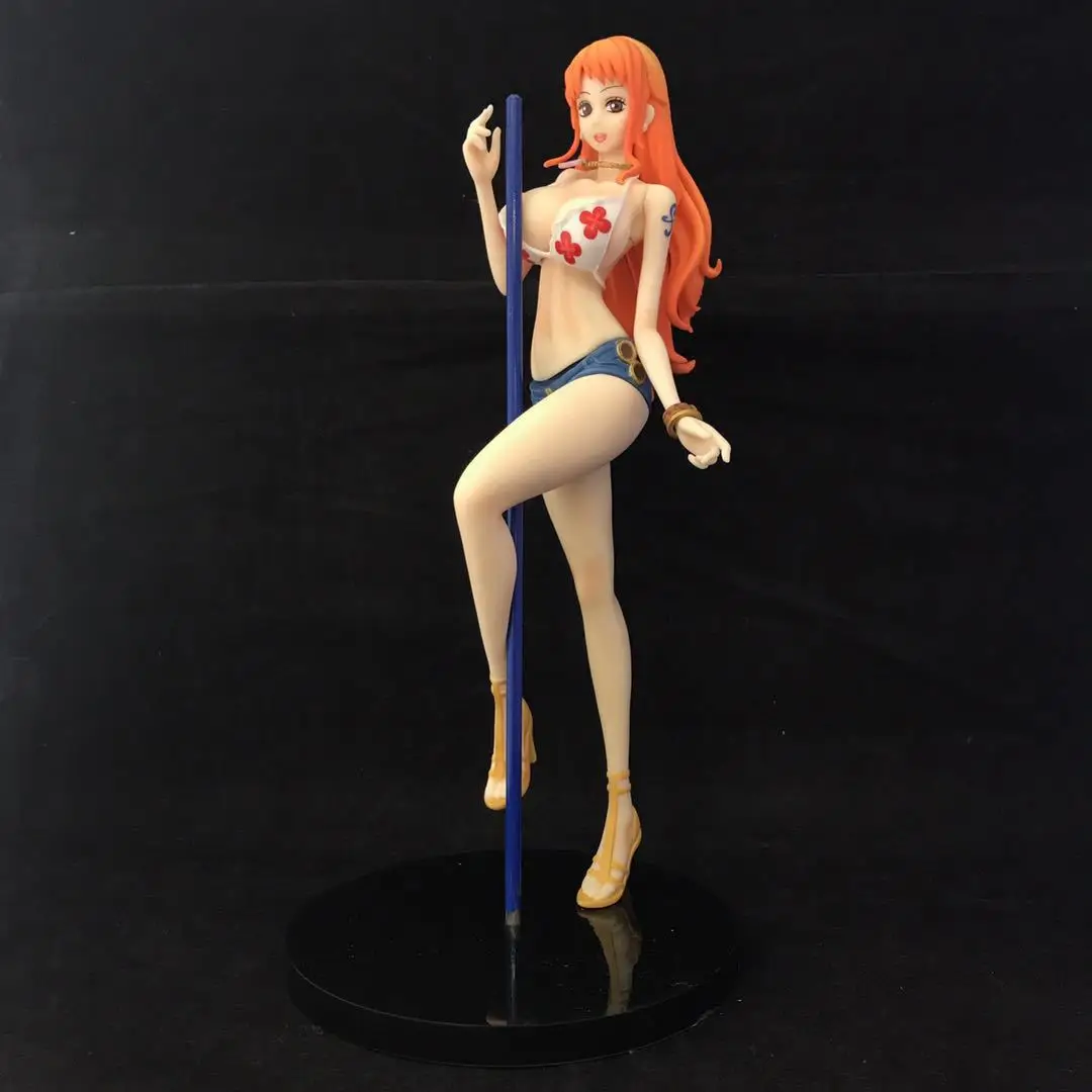 

One Piece Nami Pole dancing P.O.P PVC Figure Toys Dolls Gifts for Children 23CM
