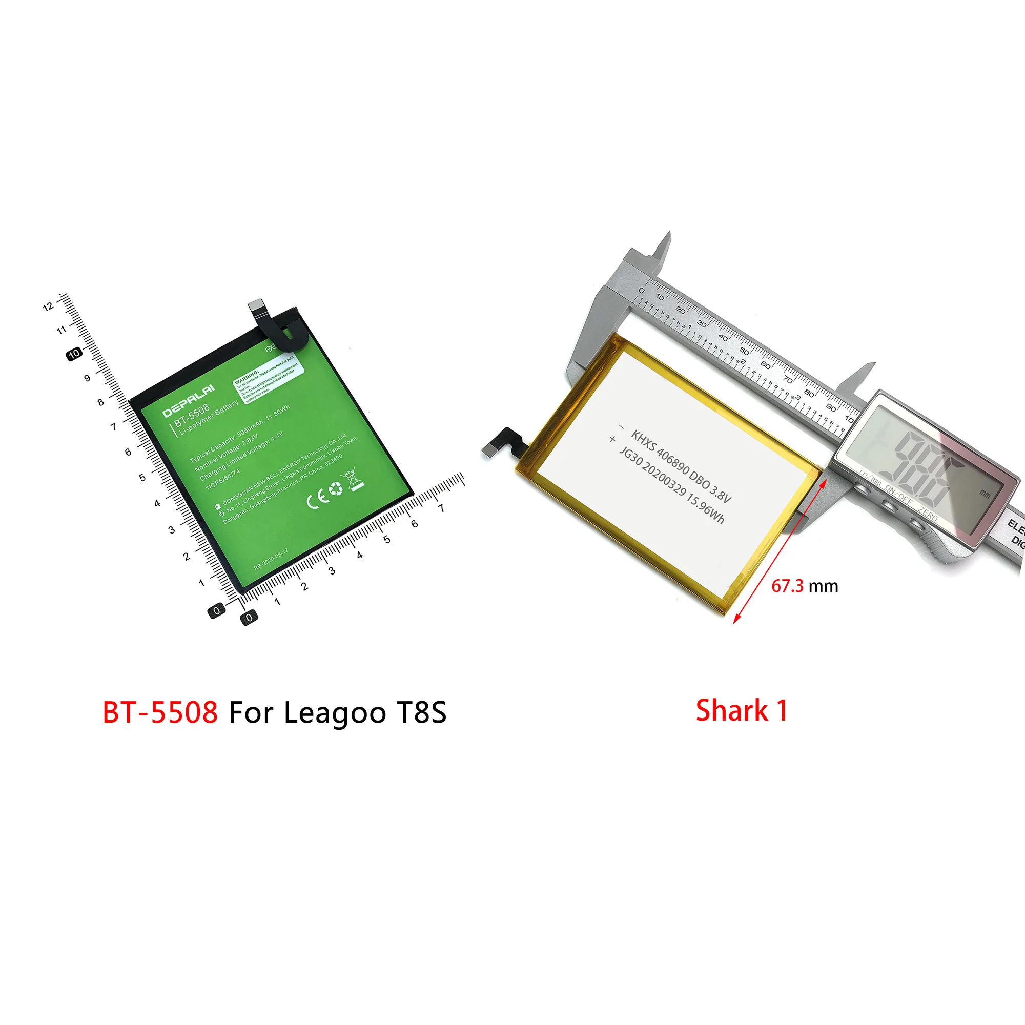 Аккумулятор для Leagoo Shark1 M5 M8 T8S Z6 BT-5508 BT5001, литий-ионный аккумулятор, литий-полимерный сменный аккумулятор