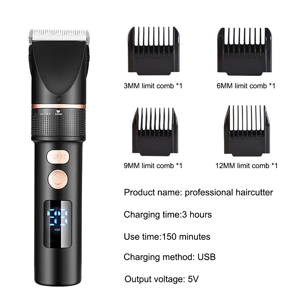 

Electric Hair Trimmers 110V-240V Haircutting Shaver Portable Detachable Clipper DIY Hairdressing Barber for Home Salon