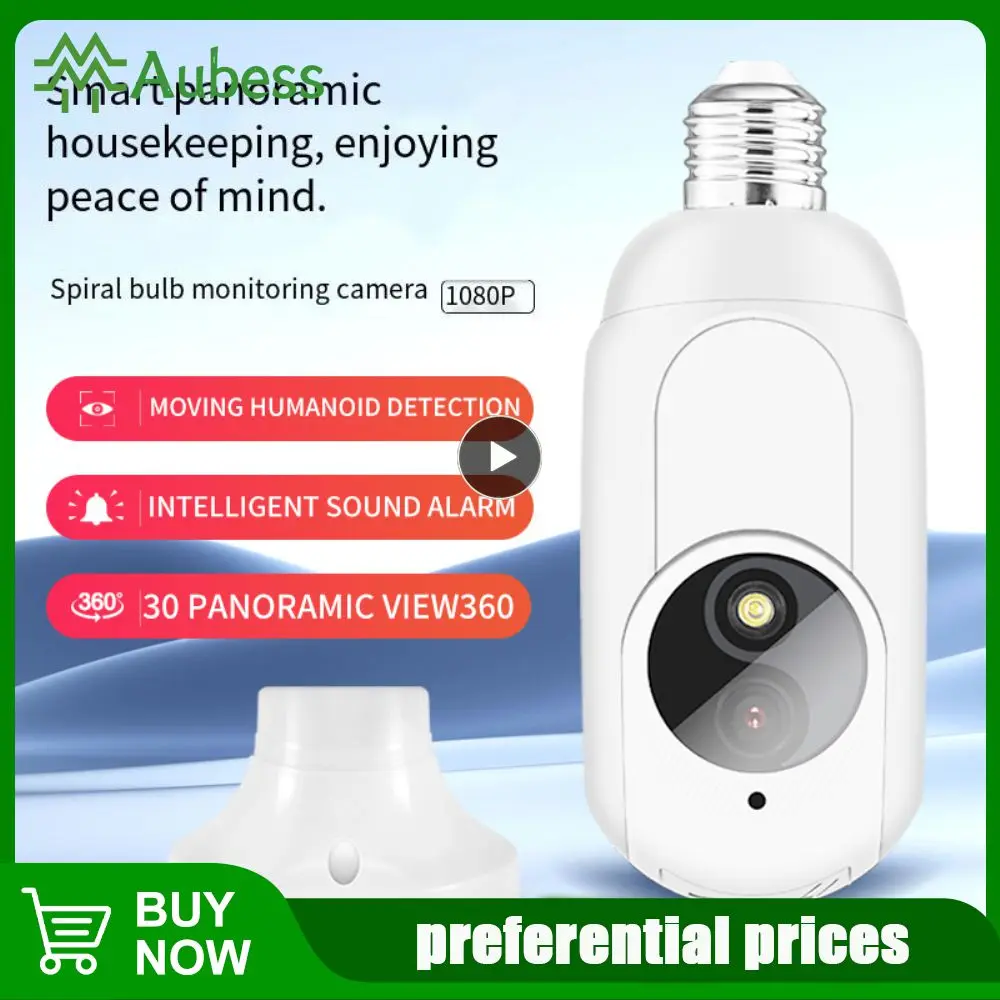 

Home Wireless Wifi Dual Light Source 360 Degree Panoramic Hd Lamp Cap Camera 360 Degree Panoramic Wireless Wifi Tuyaapp 200w E27