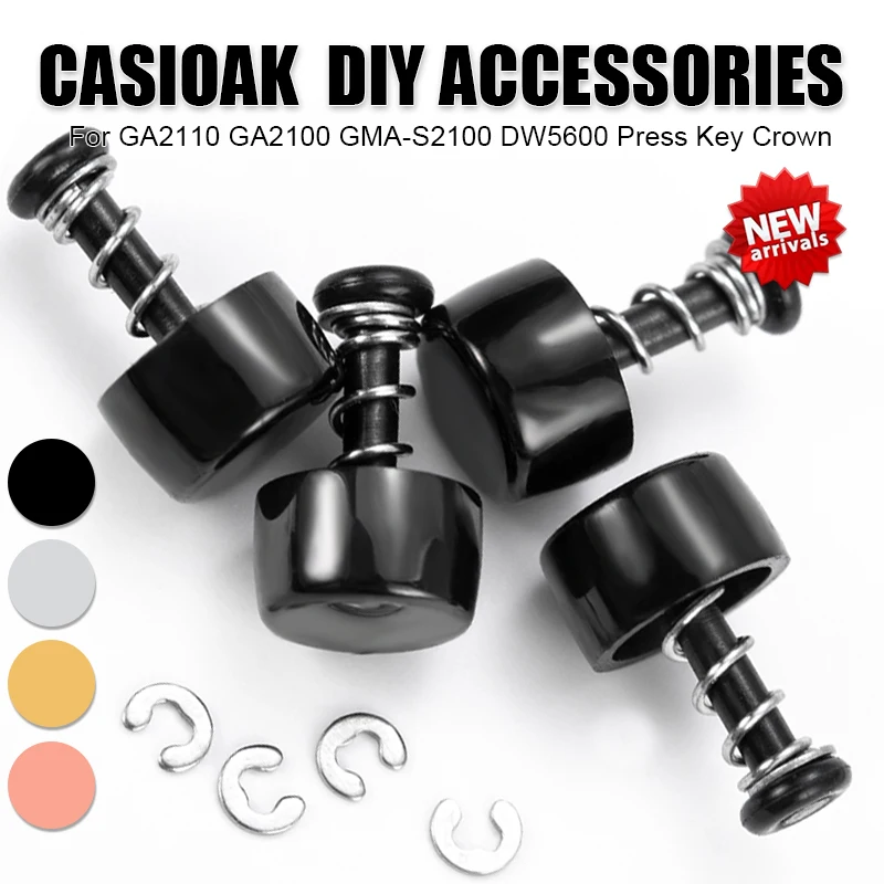

Кнопочные кнопки из нержавеющей стали для Casioak GA2100 GA2110 GMAS2100