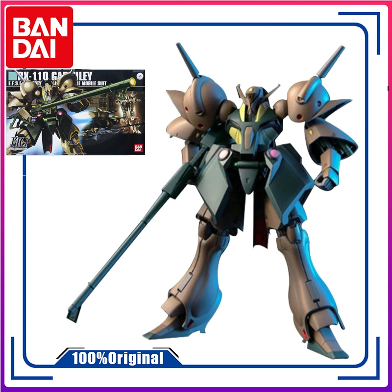 

Оригинальная фигурка Bandai GUNDAM HGUC RX-110 Gabthley 1/144, аниме, Сборная модель, игрушки, Коллекционная модель, украшения, подарки