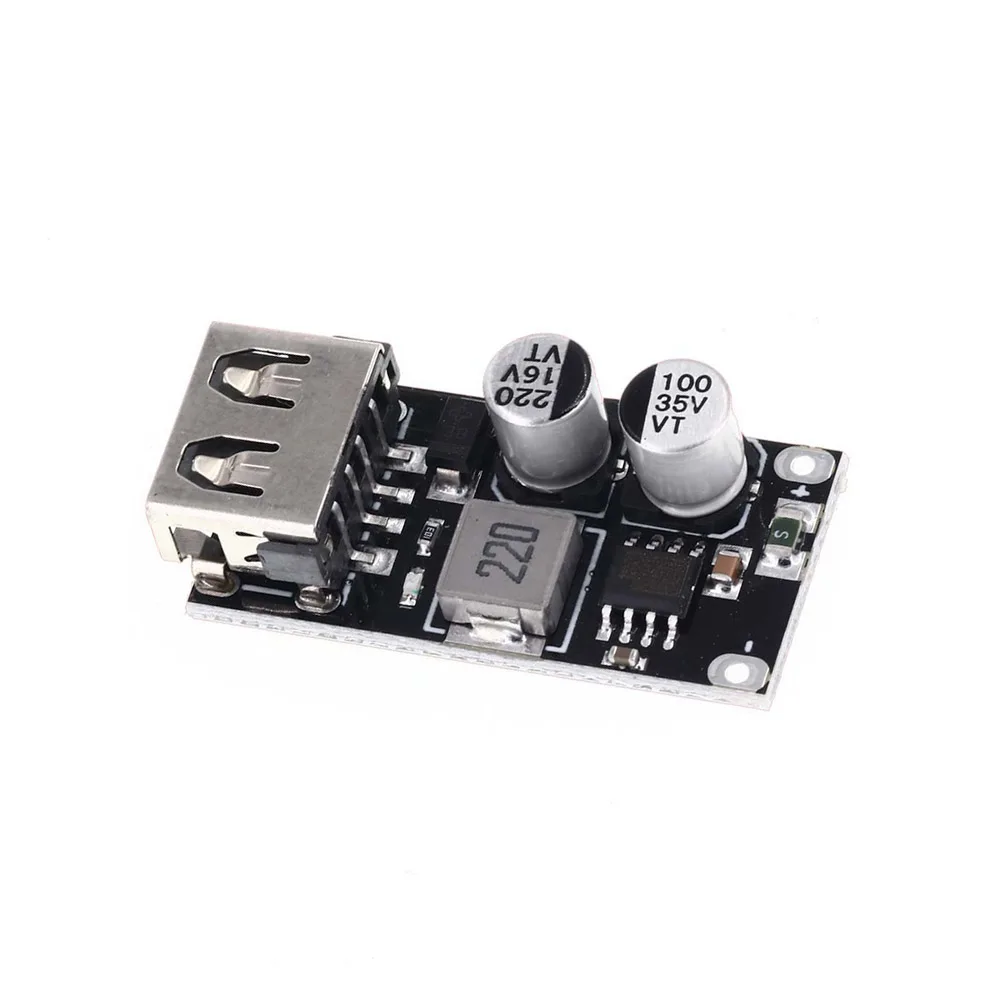

QC3.0 QC2.0 USB DC-DC Buck Converter Fast Charging Step Down Module 6-32V To 5V 24W Quick Charger Circuit Board 3-12V Adjustable