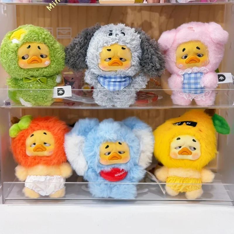 Фото Оригинальная мини-фигурка Upset Duck из серии Duck Wish List, виниловая загадочная коробка-сюрприз, аниме-фигурка, подвеска для сумки, брелок, подарок №3
