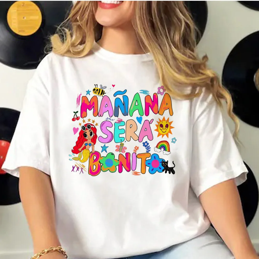 Женская футболка с графическим принтом завтра Sera Nice Karol g