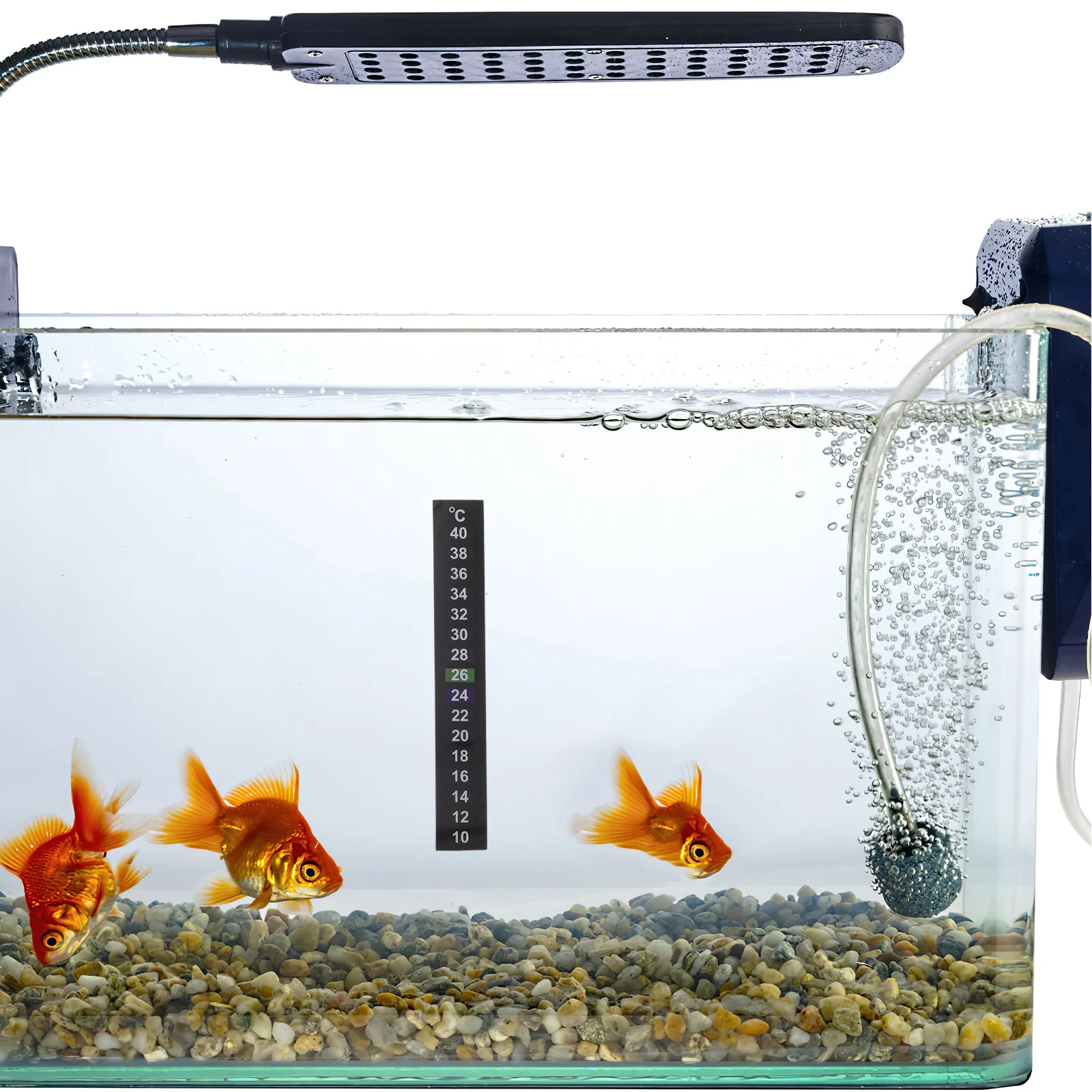 

10 Pcs Number Stickers Fish Tank Temperature Thermometer Jar Aquarium On Strip Adhesive