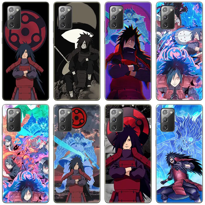 

Anime Naruto Madara Uchiha Case For Samsung Galaxy S22 S21 Ultra S20 FE S8 S9 S10E S10 Plus S10 Lite A9 2018 Black Soft Cover