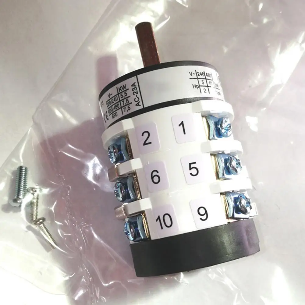 

220V/380V Tire Changer Motor Forward Reverse Switches With Screws Table Pedal Switch Tire Changer Switch Accessories