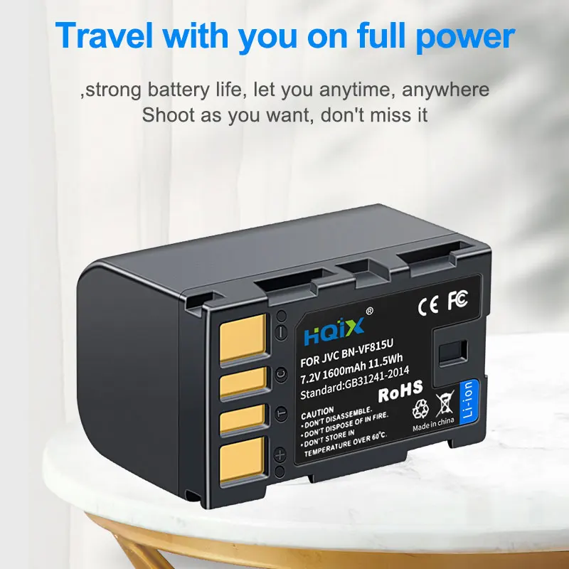 Зарядное устройство HQIX для JVC GZ-MG575 GD7 GR-D720 D725 D726 D728 D740 D760 D770 D775 D790