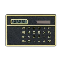 8 digit ultra thin solar power calculator with touch screen credit card design portable mini calculator for business school