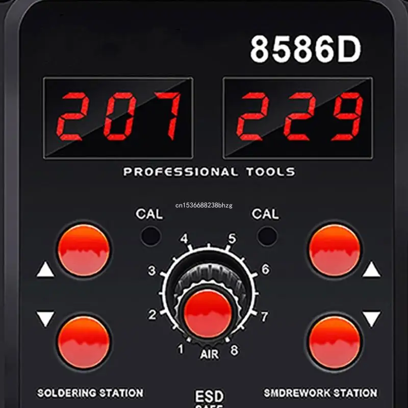 8586D светодиодная паяльная станция термофен электрический паяльник Прямая