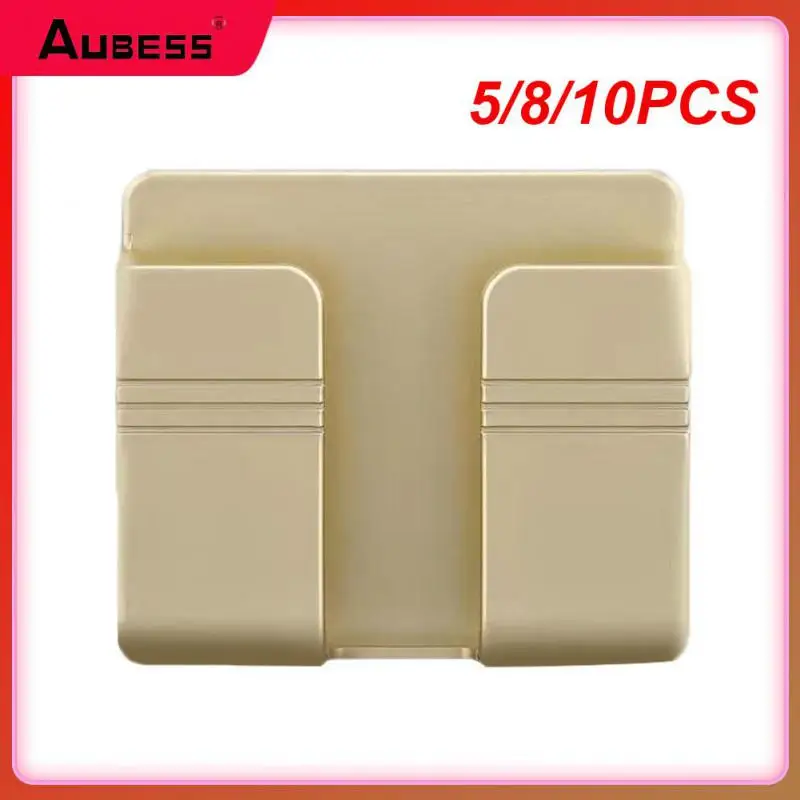 

5/8/10PCS Tv Remote Control Organizer Multi-functional Storage Box Phones Charging Finishing Boxes Self-adhesive Phone Holder
