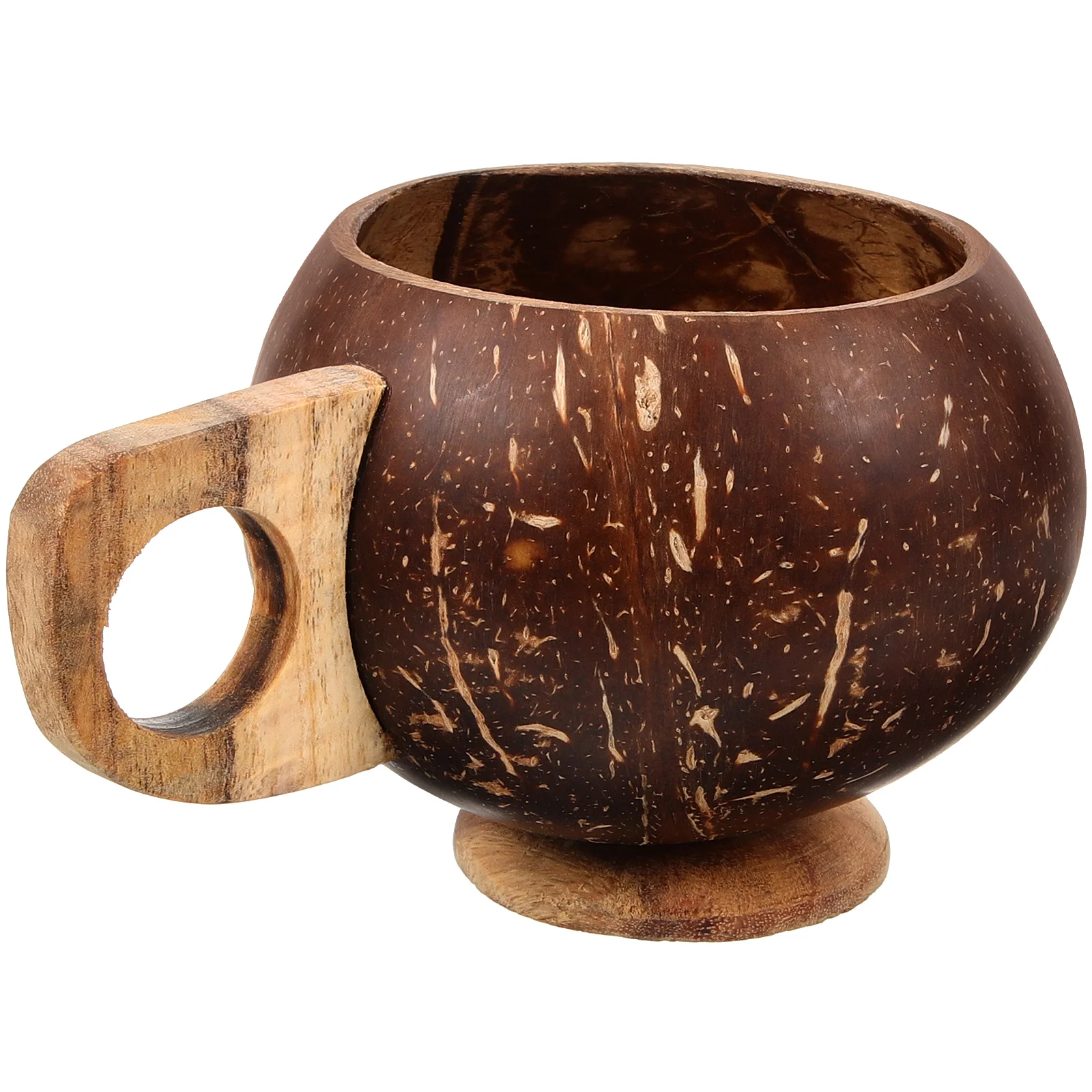 Стеклянные чашки для эспрессо из натуральной скорлупы кокоса кружка гавайской