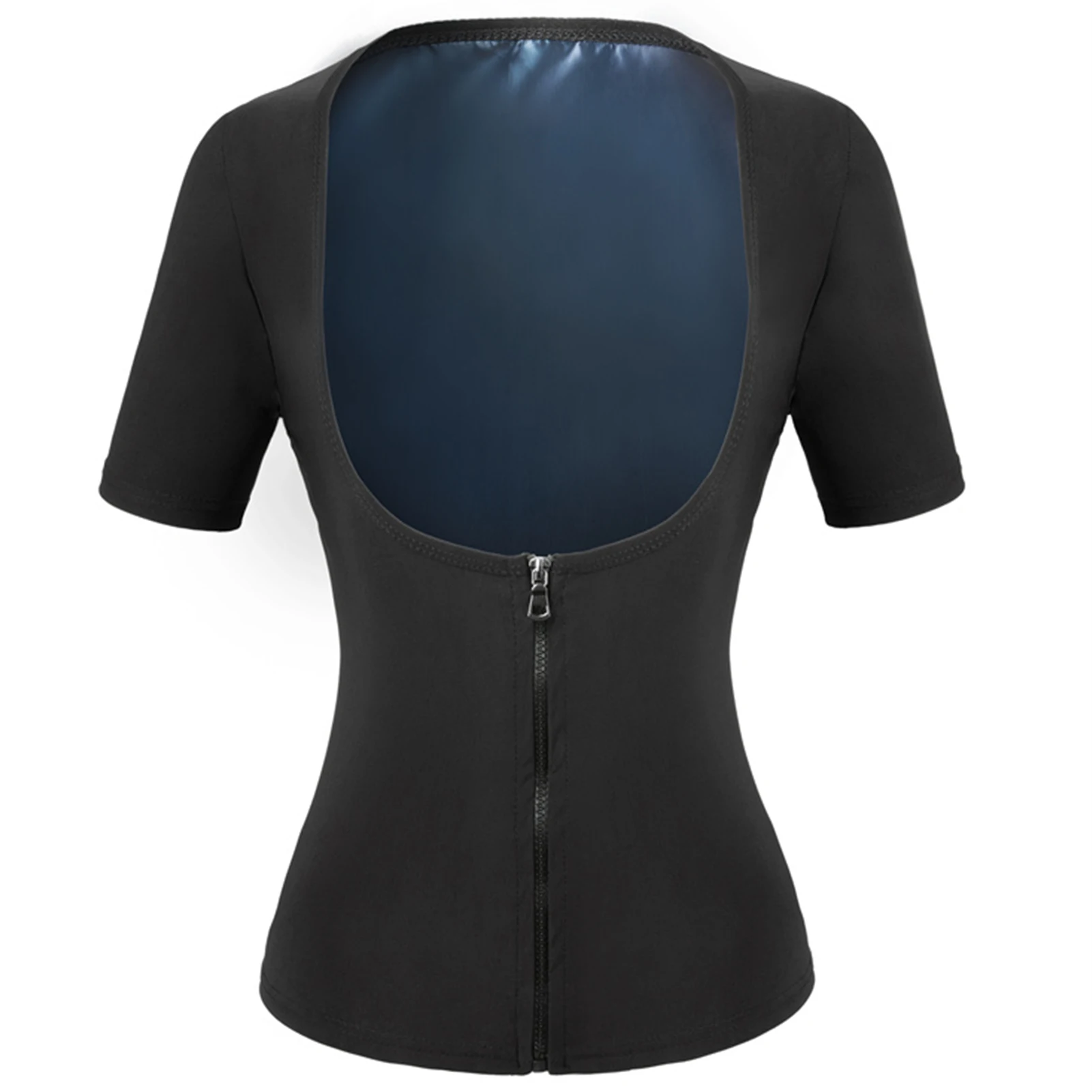 

Женский костюм-сауна | Спортивная рубашка, дышащий тренировочный жилет для талии | Тренировочный жилет для тренажерного зала, тренировочные...