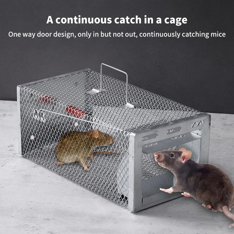 Ловушка для грызунов, устройство для борьбы с вредителями, подходит для всех крыс и грызунов