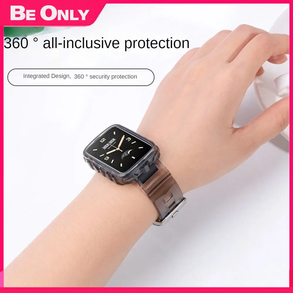 

New Comfortable Tpu Strap Waterproof Smart Watch Strap For Xiaomi Band7pro 360 ° Full Protection Bracelet Wristband Wrist Straps