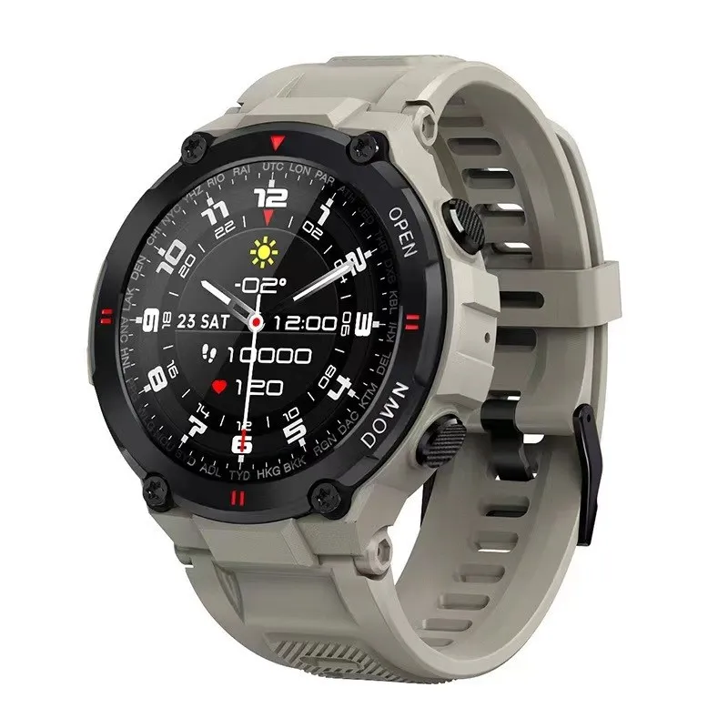 

K22 Smart Watch men 2023 Bluetooth Call Custom Watch Face Smartwatch 2021 400mAh battery Sport watchs VS t rex pro for men