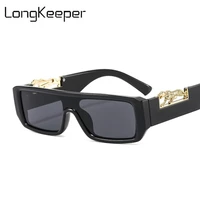 square leopard sunglasses for men luxury brand designer classic glasses vintage one piece shades women gafas de sol wholesale