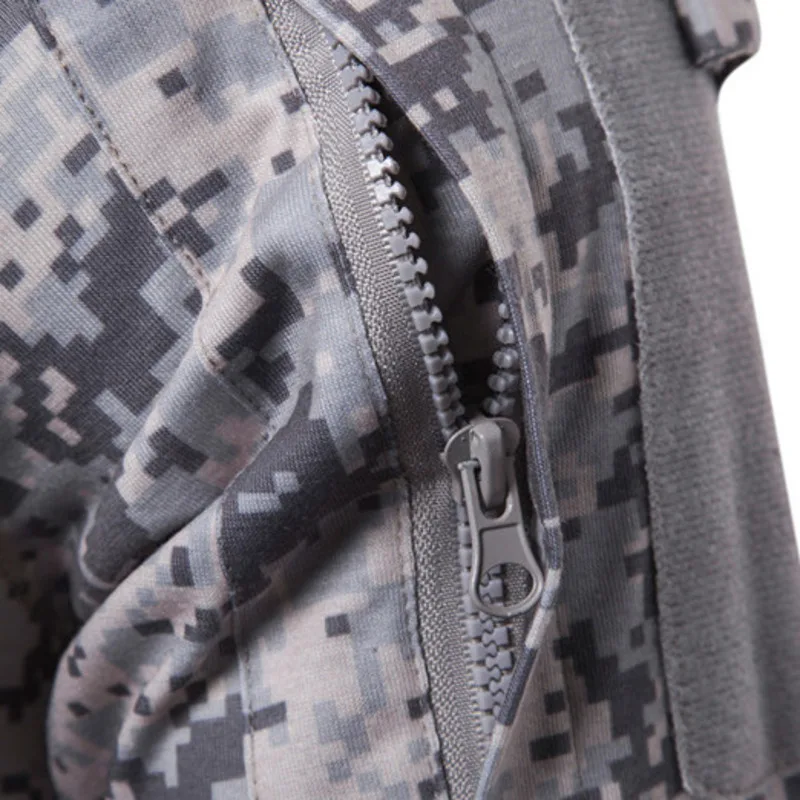 Новинка 2024 осенняя мужская эластичная камуфляжная футболка HKSH с длинным рукавом