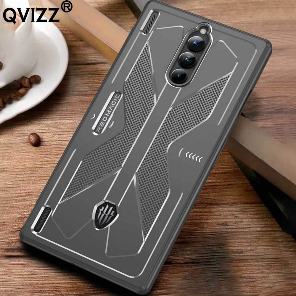 

Luxury Case For ZTE nubia Red Magic 8 Pro+ Plus Heat Dissipation Soft Silicone Armor Shockproof Phone Cover RedMagic8Pro+Plus