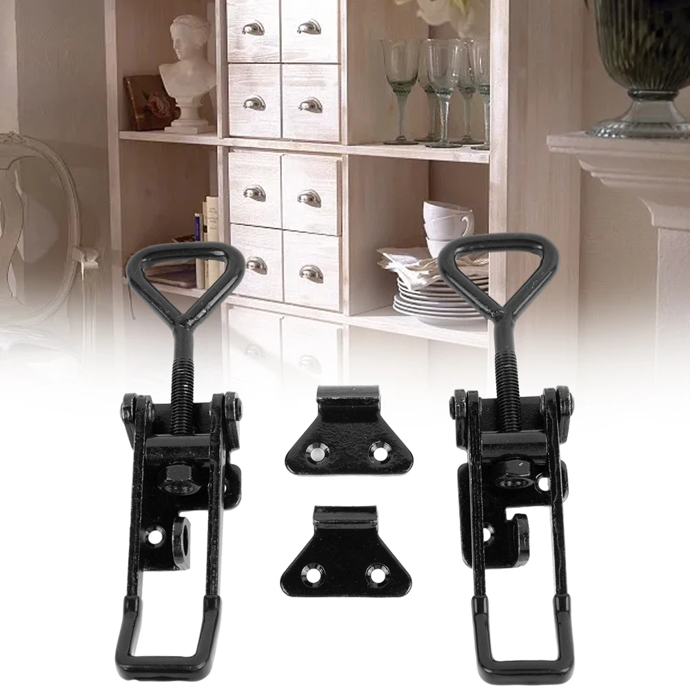 

2pcs GH-4003 Toggle Latch Catch Toggle Clamp Release Clamp Anti-Slip Push Pull Toggle Clamp For Home Sliding Door Furniture