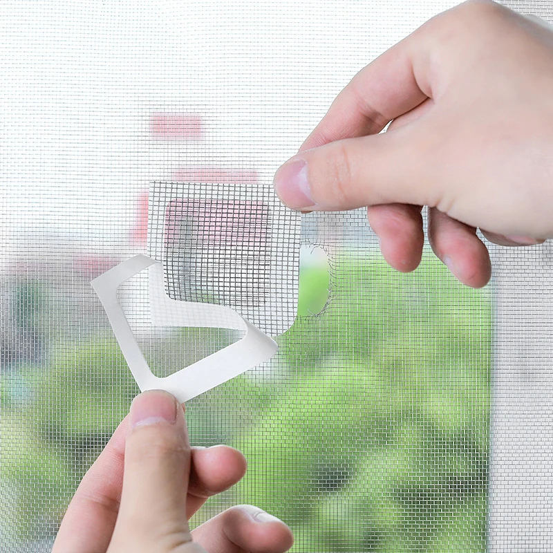 

Door Curtain Window Screen Repair Patch Baby Safety Screen Patch Stickers Anti Mosquito Net Door Repair Patch Stickers 3pcs