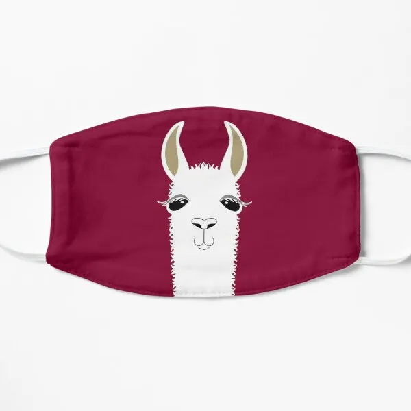 

Llama Portrait 3 Flat Printing Face Mask Anti Dust Dustproof Cosplay Health Fashion Washable Windproof Pattern Accessories